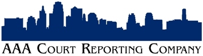 AAA Court Reporting Company Logo